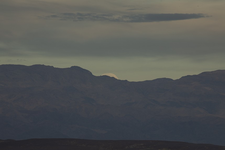 Death Valley Moonset - Eye