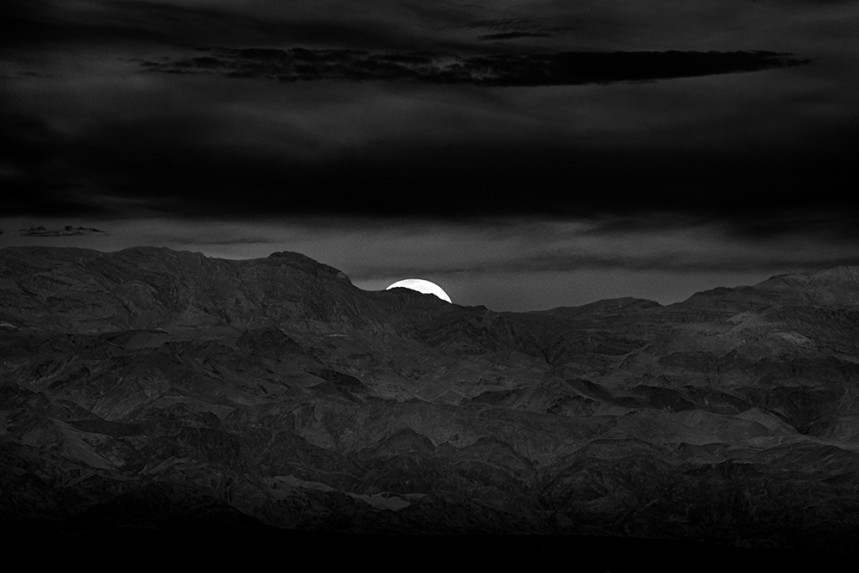 Death Valley Moonset