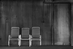 Three Lawn Chairs