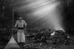 Honduran with Plastic Rake