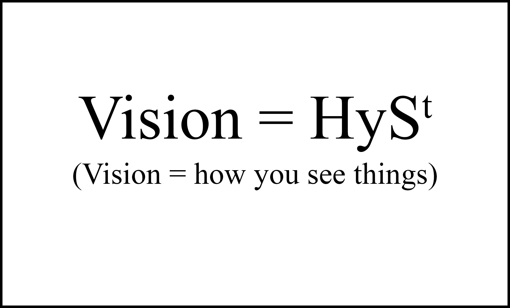 What Is Vision Cole Thompson Photography