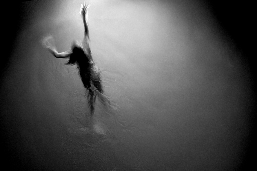swimming toward the light